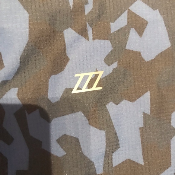 Zyia Blue Mens/Unisex! Blue Camo Speed Jacket zipper jacket LIKE NEW - Picture 4 of 7